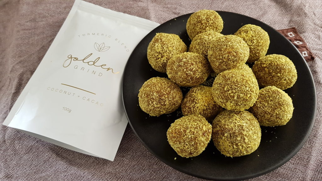 Golden Turmeric Protein Balls